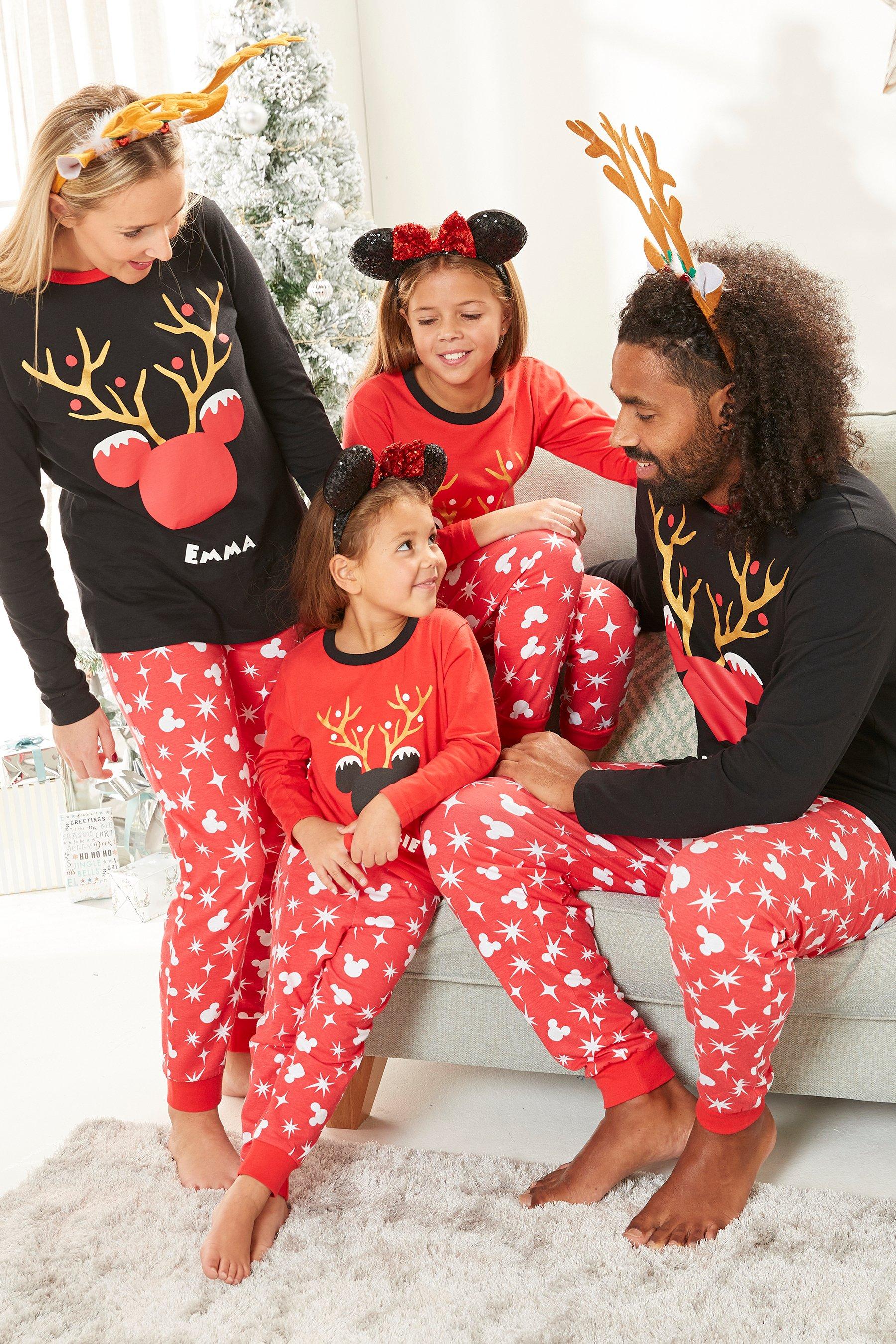 personalised family pj sets