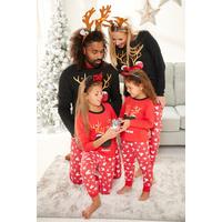 Image of Personalised Mens Christmas Family Mickey Mouse Pyjamas