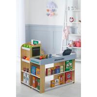 Image of Personalised Wooden Role Play Supermarket Play Centre