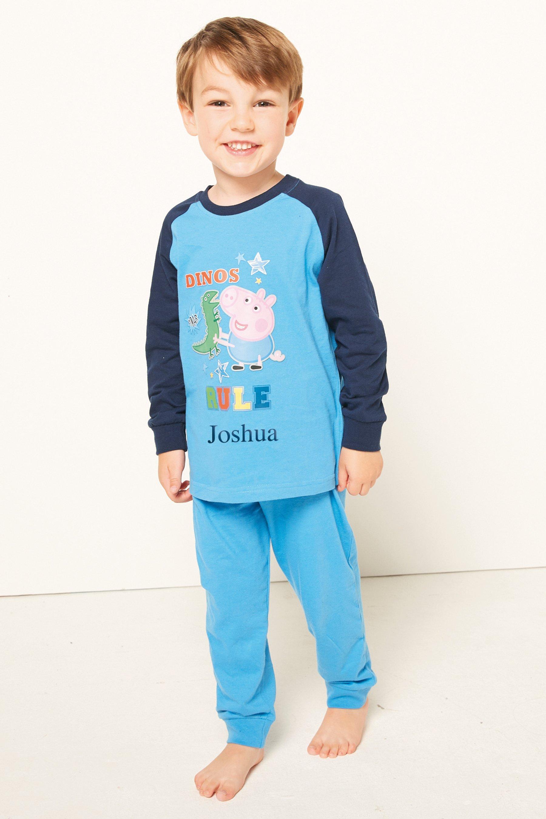 personalised boys pjs