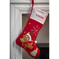 Image of Personalised Light-Up Rudolph Stocking