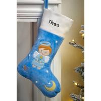 Image of Personalised Light-Up Boy Angel Stocking