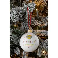 Image of Personalised Hotch Potch Im Brusselin Christmas Bauble
