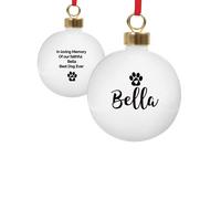 Image of Personalised Pet Bauble