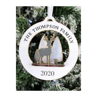 Image of Personalised Make Your Own Reindeer 3D Decoration Kit