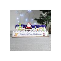 Image of Personalised Make Your Advent Count Down Christmas Santa