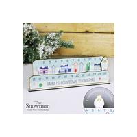 Image of Personalised Make Your Own The Snowman Christmas Advent Countdown
