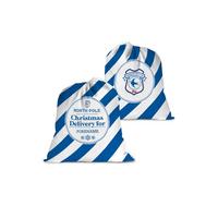 Image of Personalised Cardiff City FC Christmas Delivery Santa Sack