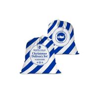 Image of Personalised Brighton and Hove Albion FC Christmas Delivery Santa Sack