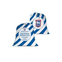 Image of Personalised Ipswich Town FC Christmas Delivery Santa Sack