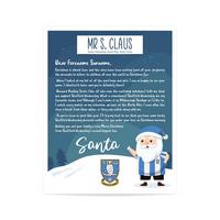 Image of Personalised Sheffield Wednesday FC Letter from Santa