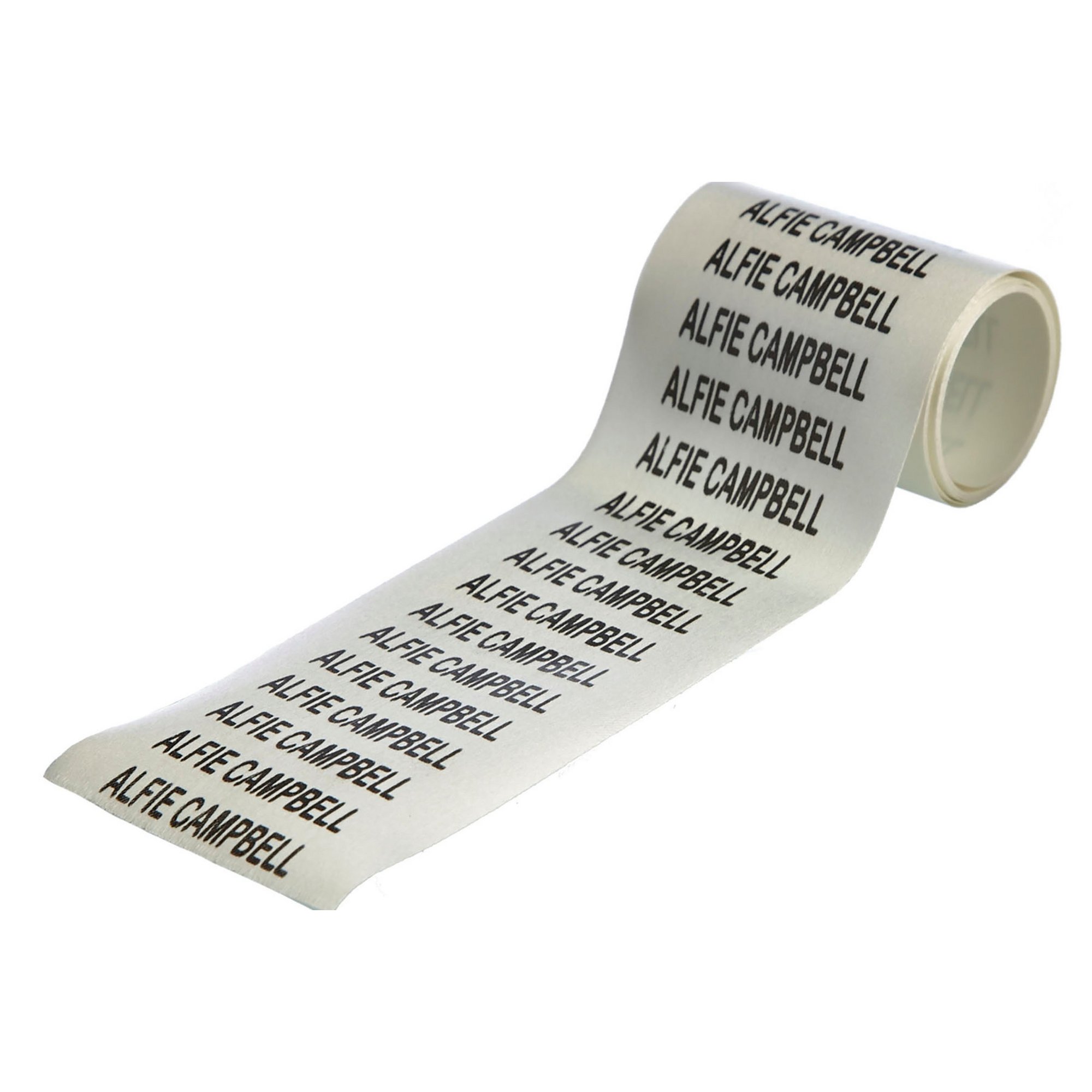 Image of 100 Personalised Iron-On Name Labels