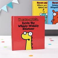 Image of Personalised Flossy and Jim The Wibbly-Wobbly Dinosaur Hardback Book