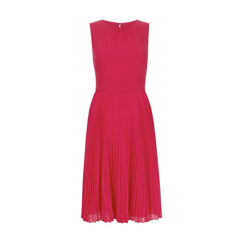 hobbs meera dress raspberry pink