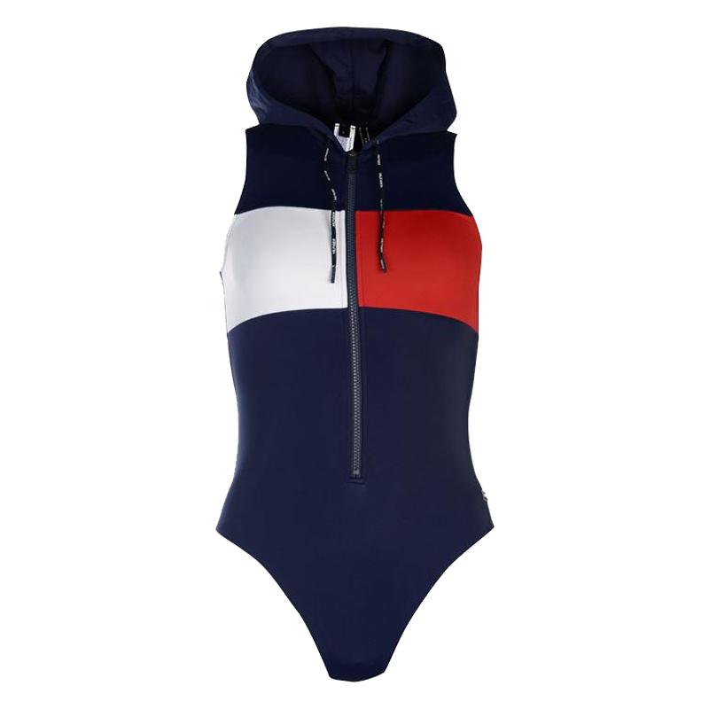 tommy hilfiger hooded swimsuit