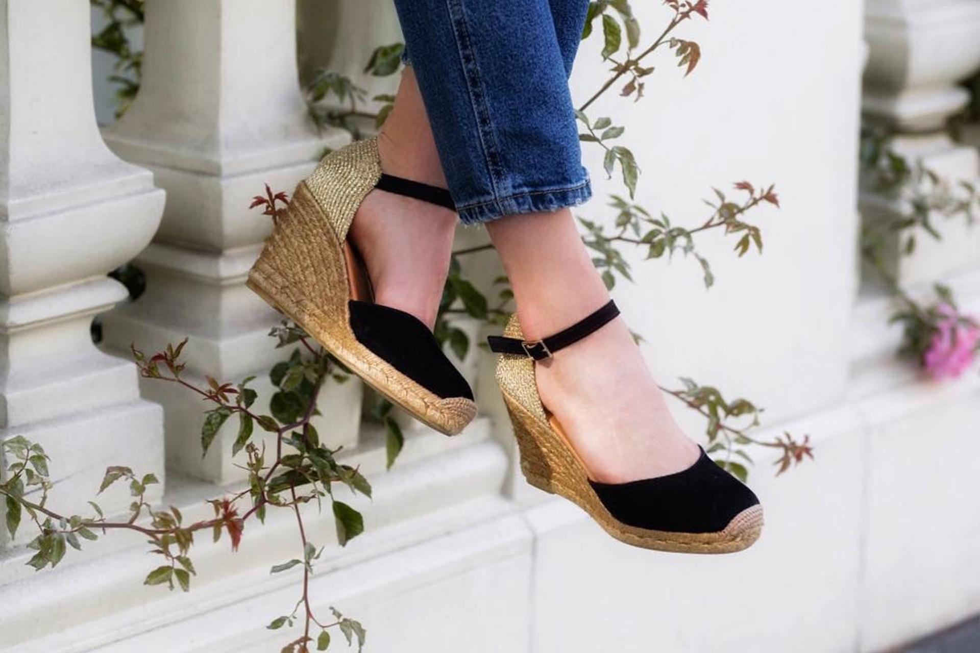 kurt geiger espadrille wedges