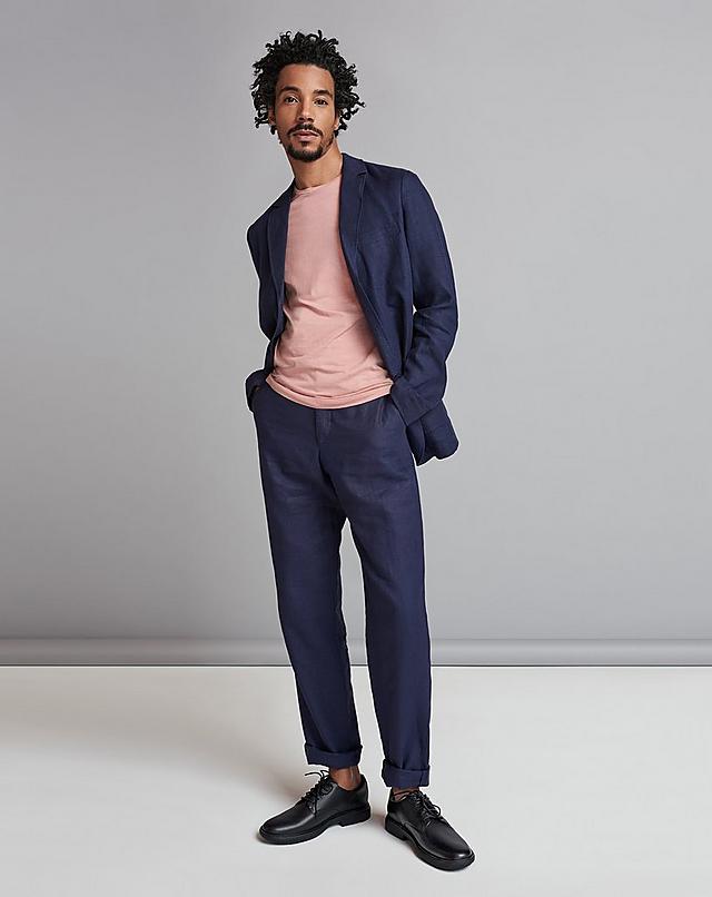 itflop Mens Henri Black Leather Lace-up Shoes