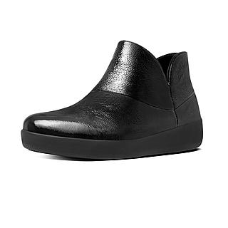 SUPERMOD II LEATHER ANKLE BOOTS All Black FitFlop Official Online Store