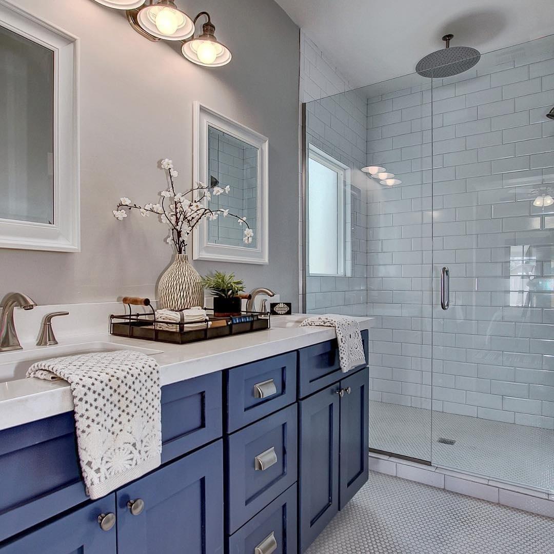 Blue Gray Bathroom Tile – Everything Bathroom