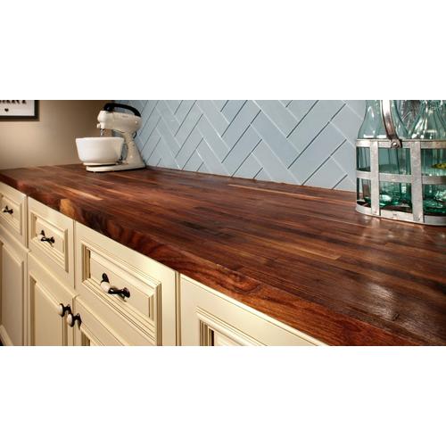 American Walnut Butcher Block Countertop 8ft. - 96in. x 25in ... - American Walnut Butcher Block Countertop 8ft. - 96in. x 25in. - 100020676 |  Floor and Decor