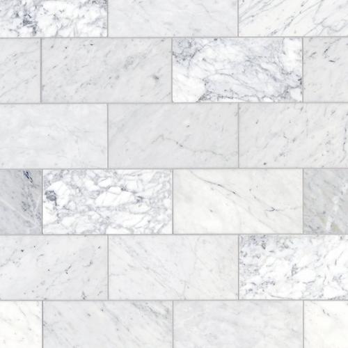 Bianco Carrara Marble Tile 6 X 12 Floor And Decor