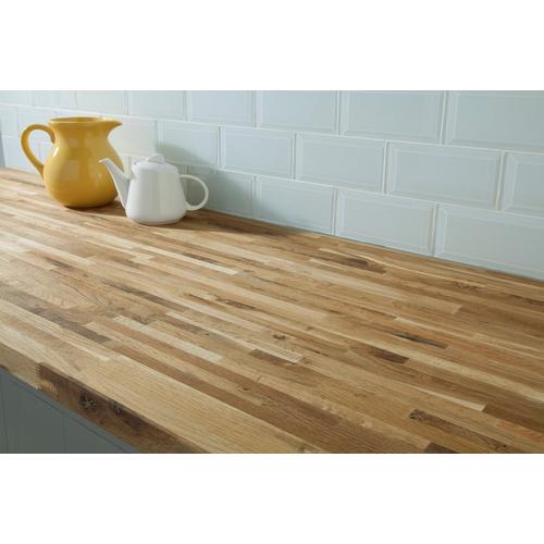 Fumed Oak Butcher Block Countertop 8ft 96in X 25in