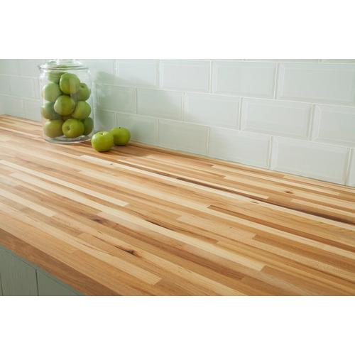 American Hickory Butcher Block Countertop 12ft 144in X 25in