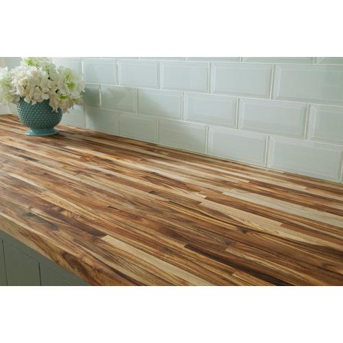 Acacia Butcher Block Countertop 8ft 96in X 25in 100136050