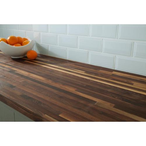 Black Walnut Builder Grade Butcher Block Countertop 8ft 96in X 25in 100136076 Floor And Decor