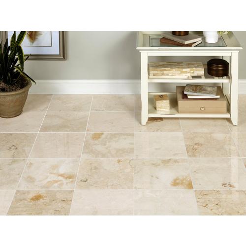 Tuscany Cream Polished Marble Tile 12 X 12 100136621 Floor And Decor