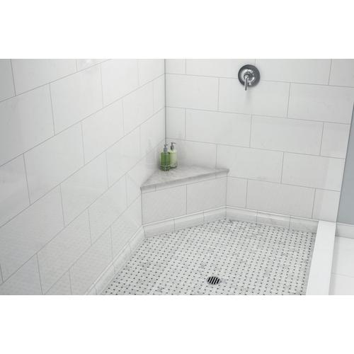Carrara White Basket Weave Marble Mosaic 12 X 12 100139104