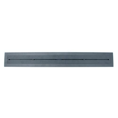 Compotite 36in Tile Over Top Black Abs Linear Drain Cover Plate