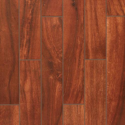 Cottage Grove Red Wood Plank Porcelain Tile 6 X 36 100211150