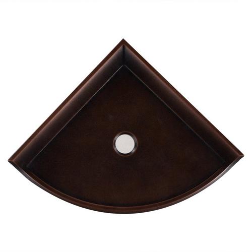 Oil Rubbed Bronze Decorative Corner Shelf 1 X 8 100215342