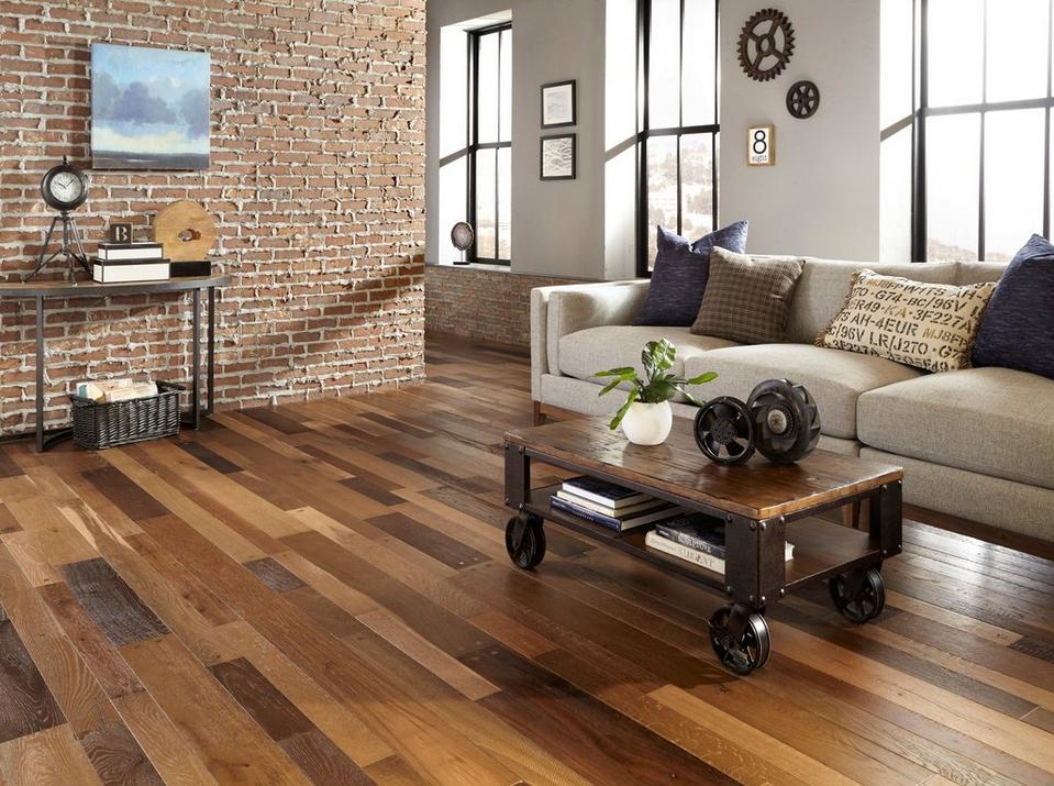 brick industrial flooring floor break decor hardwood engineered rustic thin tile country living simplified flooranddecor wooden paired perfectly exposed