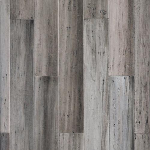 Urban Gray Hand Scraped Solid Stranded Bamboo 1 2in X 5 5 8in