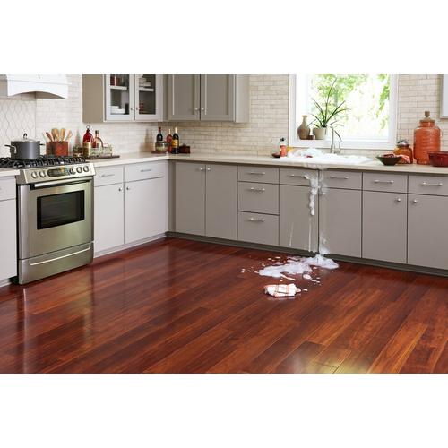 Cherry High Gloss Water Resistant Laminate 12mm 100344605