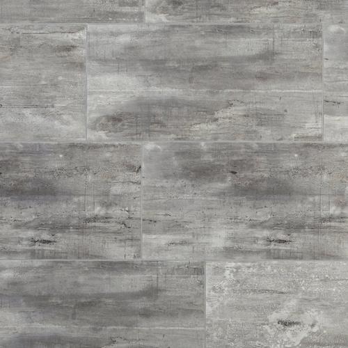Rustic Gray Grouted Rigid Core Luxury Vinyl Tile Cork Back 12 X