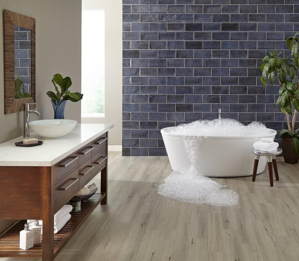bathroom waterproof vinyl flooring