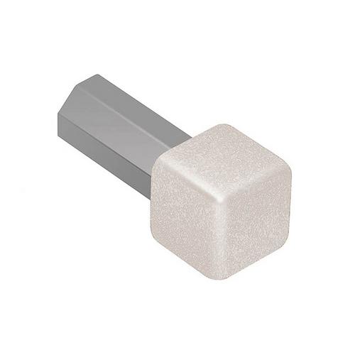 Schluter Rondec In Corner 5 16in Aluminum Ivory 5 16in