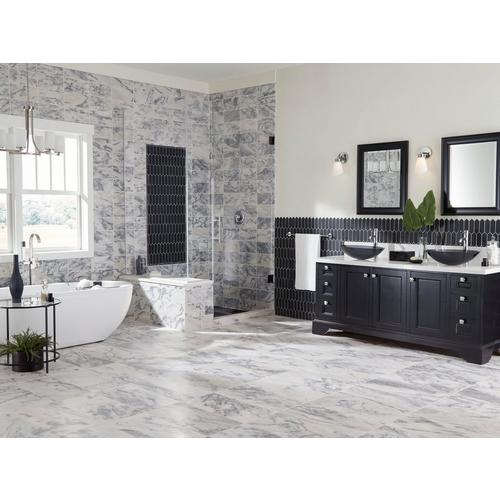 Ready To Install Arabescato Venato Marble Slab Includes Backsplash