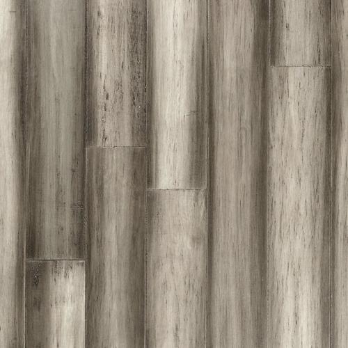 Aggrent Gray Hand Scraped Solid Stranded Bamboo 1 2in X 5 5 8in
