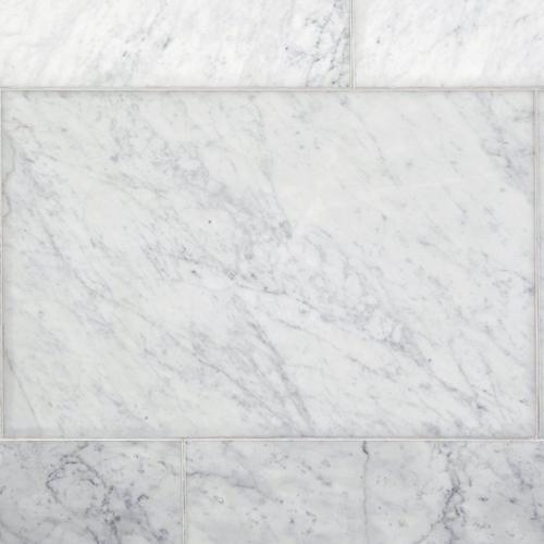 Bianco Carrara Honed Marble Tile 24 X 36 100421742 Floor And