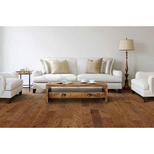 Light Brown Hickory Distressed Locking Engineered Hardwood 3 8in