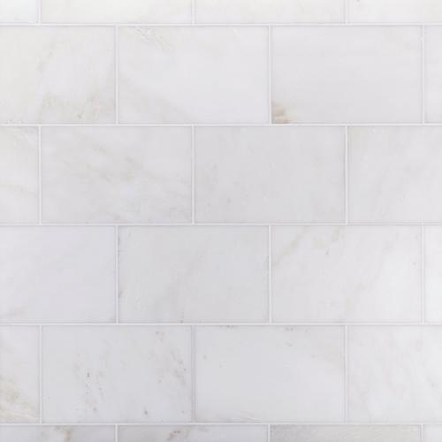 Carrara White Light Polished Marble Tile 8 X 12 100437037