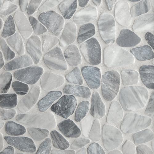 Ice Blue Pebble Mosaic 12 X 12 100465103 Floor And Decor