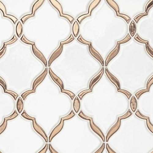 Victorian Oro Polished Porcelain Mosaic 12 X 16 100466044