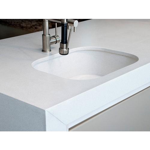 Sample Custom Countertop White Storm Quartz 4 X 4 100489525