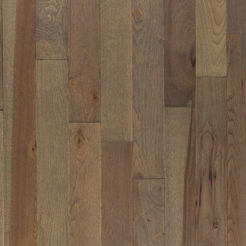 Stylish Gray Hickory Wire Brushed Solid Hardwood 3 4in X 4in