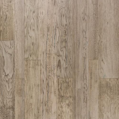 Light Gray Hickory Hand Scraped Engineered Hardwood 3 8in X